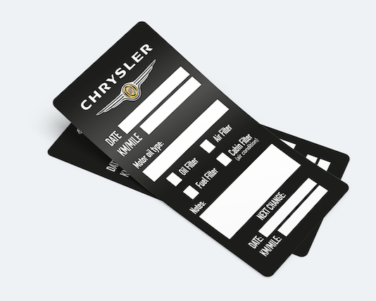 Chrysler Oil Change Service Reminder