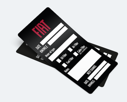 Fiat Oil Change Service Reminder