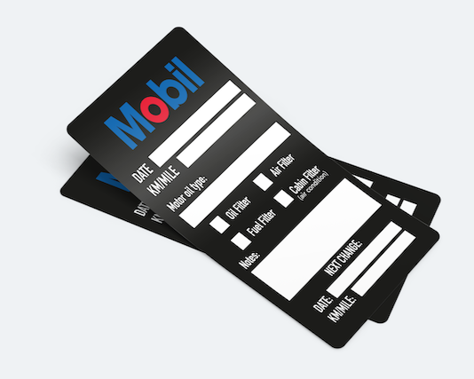 Mobil Oil Change Service Reminder