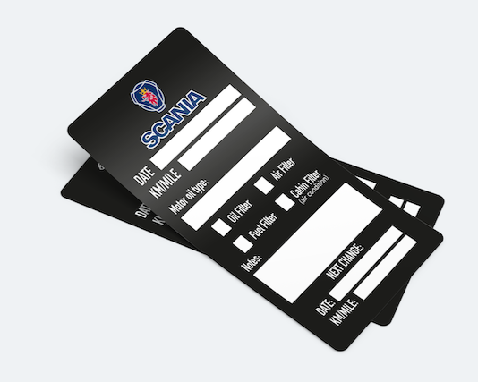 Scania Oil Change Service Reminder