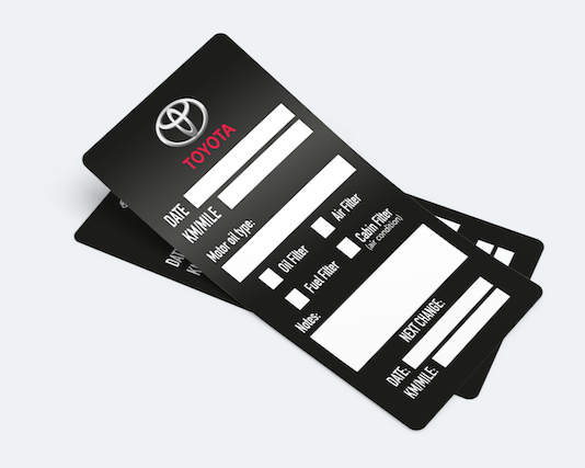 Toyota Oil Change Service Reminder