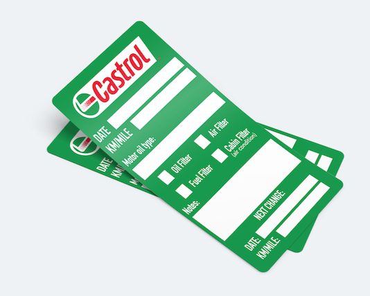 Castrol Oil Change Service Reminder