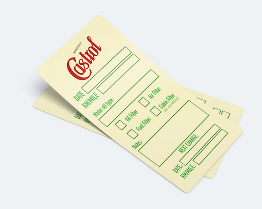 Castrol vintage Oil Change Service Reminder