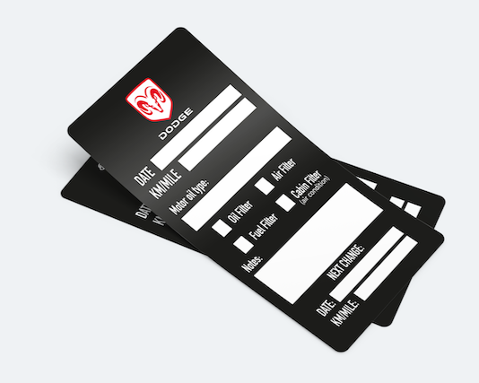Dodge Oil Change Service Reminder