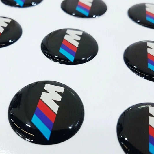 BMW M Gel Badges