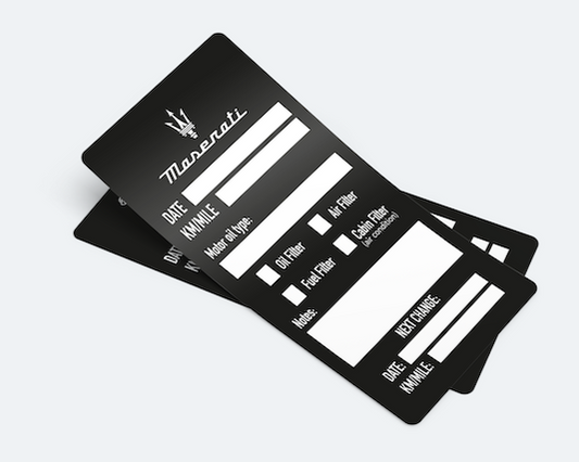 Maserati Oil Change Service Reminder