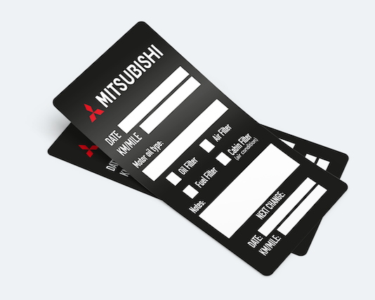 Mitsubishi Oil Change Service Reminder