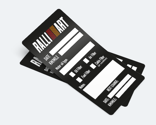Ralliart Oil Change Service Reminder